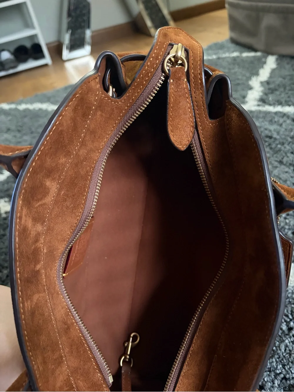 Coach empire carryall 34Shoulder Bag in Rich Brown - Picture 3 of 3